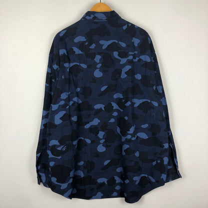 【中古品】【メンズ】 A BATHING APE アベイシングエイプ COLOR CAMO CPO SHIRT 001SHJ801005M カラー カモ シーピーオー シャツ 長袖 トップス 142-251002-ks-17-tei サイズ：XL カラー：カモ柄 万代Net店