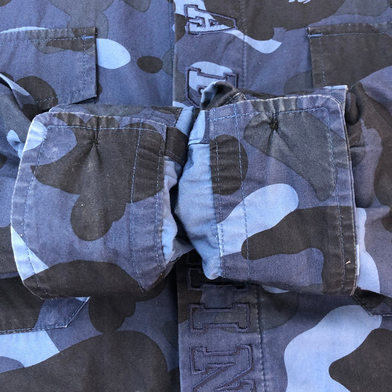 【中古品】【メンズ】 A BATHING APE アベイシングエイプ COLOR CAMO CPO SHIRT 001SHJ801005M カラー カモ シーピーオー シャツ 長袖 トップス 142-251002-ks-17-tei サイズ：XL カラー：カモ柄 万代Net店
