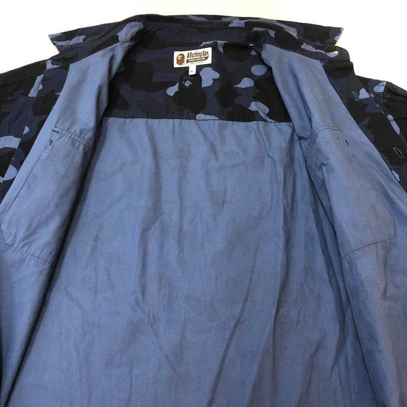 【中古品】【メンズ】 A BATHING APE アベイシングエイプ COLOR CAMO CPO SHIRT 001SHJ801005M カラー カモ シーピーオー シャツ 長袖 トップス 142-251002-ks-17-tei サイズ：XL カラー：カモ柄 万代Net店