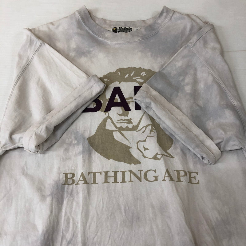 【中古品】【メンズ】 A BATHING APE アベイシングエイプ TIE DYE BATHING APE TEE 001CSJ801005M タイダイ ベイシング エイプ Tシャツ 半袖 トップス 142-251126-ks-11-tei サイズ：XL カラー：ホワイト 万代Net店