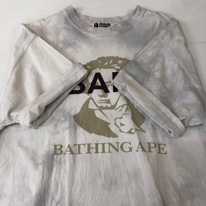 【中古品】【メンズ】 A BATHING APE アベイシングエイプ TIE DYE BATHING APE TEE 001CSJ801005M タイダイ ベイシング エイプ Tシャツ 半袖 トップス 142-251126-ks-11-tei サイズ：XL カラー：ホワイト 万代Net店