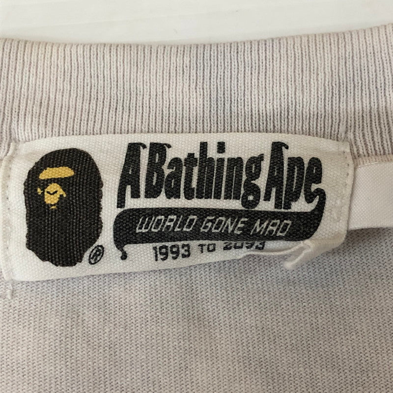 【中古品】【メンズ】 A BATHING APE アベイシングエイプ TIE DYE BATHING APE TEE 001CSJ801005M タイダイ ベイシング エイプ Tシャツ 半袖 トップス 142-251126-ks-11-tei サイズ：XL カラー：ホワイト 万代Net店