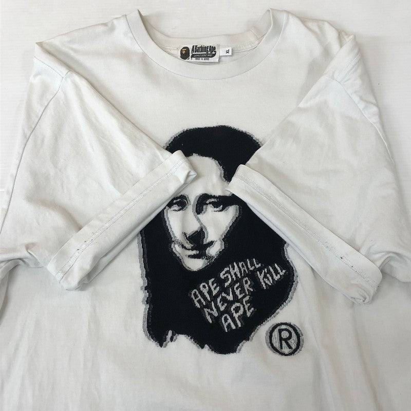 【中古品】【メンズ】 ART PRINT JACQUARD RELAXED FITTEE 001CSK301311M アートプリント ジャカード リラックス フィット Tシャツ トップス 半袖 142-251115-ts-04-fuzh サイズ：XL カラー：ホワイト 万代Net店