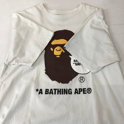 【現状渡し品】【メンズ】 A BATHING APE アベイシングエイプ BAPE STORE SAPPORO APE HEAD TEE 001TEJ721070F ベイプストア サッポロ エイプヘッド Tシャツ 半袖 トップス 142-251126-ks-09-tei サイズ：2XL カラー：ホワイト 万代Net店