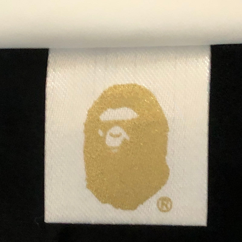 【中古品】【メンズ】 A BATHING APE アベイシングエイプ LOGO PRINT S/S TEE 001CSJ301007M ロゴプリント ショートスリーブ Tシャツ トップス 半袖 142-251115-ts-06-tei サイズ：XL カラー：ブラック 万代Net店