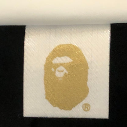 【中古品】【メンズ】 A BATHING APE アベイシングエイプ LOGO PRINT S/S TEE 001CSJ301007M ロゴプリント ショートスリーブ Tシャツ トップス 半袖 142-251115-ts-06-tei サイズ：XL カラー：ブラック 万代Net店