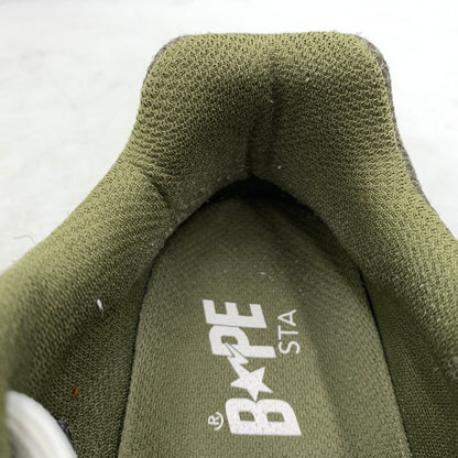 【中古品】【メンズ】 A BATHING APE アベイシングエイプ SHARK STA #2 MX91308 シャークスタ スニーカー 靴 シューズ 162-260627-ko-10-tei サイズ：29cm カラー：オリーブ 万代Net店