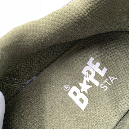 【中古品】【メンズ】 A BATHING APE アベイシングエイプ SHARK STA #2 MX91308 シャークスタ スニーカー 靴 シューズ 162-260627-ko-10-tei サイズ：29cm カラー：オリーブ 万代Net店