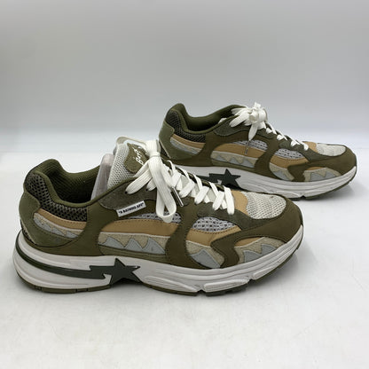 【中古品】【メンズ】 A BATHING APE アベイシングエイプ SHARK STA #2 MX91308 シャークスタ スニーカー 靴 シューズ 162-260627-ko-10-tei サイズ：29cm カラー：オリーブ 万代Net店