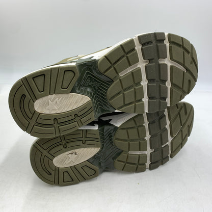 【中古品】【メンズ】 A BATHING APE アベイシングエイプ SHARK STA #2 MX91308 シャークスタ スニーカー 靴 シューズ 162-260627-ko-10-tei サイズ：29cm カラー：オリーブ 万代Net店