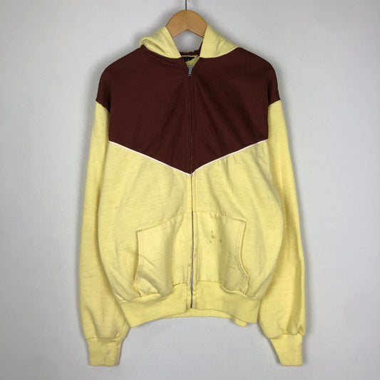 【現状渡し品】【メンズ】 UNKNOWN 50's FULL ZIP PARKER VINTAGE 50年代 フルジップ パーカ ヴィンテージ 長袖 トップス 145-251009-ks-13-tei サイズ：L カラー：イエロー 万代Net店