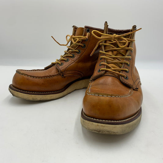 【現状渡し品】【メンズ】 RED WING レッドウィング 90's ６INCH CLASSIC MOC BOOTS 8871 90年代 6インチ クラシック モックトゥ ブーツ 靴 ワークブーツ レザー 164-251209-ts-04-tei サイズ：7.5E カラー：ブラウン 万代Net店