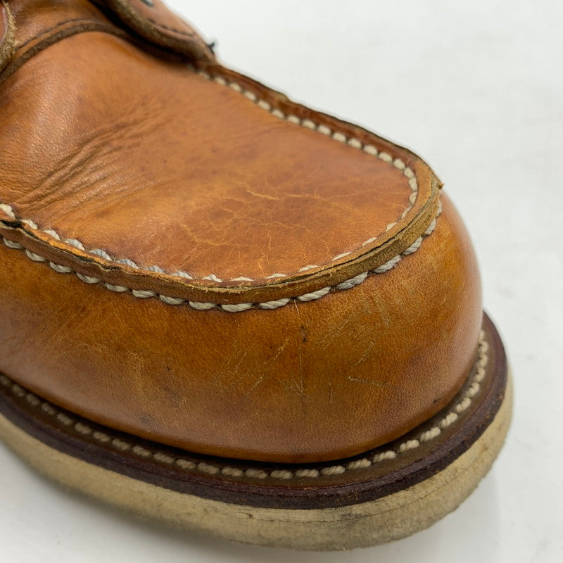 【現状渡し品】【メンズ】 RED WING レッドウィング 90's ６INCH CLASSIC MOC BOOTS 8871 90年代 6インチ クラシック モックトゥ ブーツ 靴 ワークブーツ レザー 164-251209-ts-04-tei サイズ：7.5E カラー：ブラウン 万代Net店