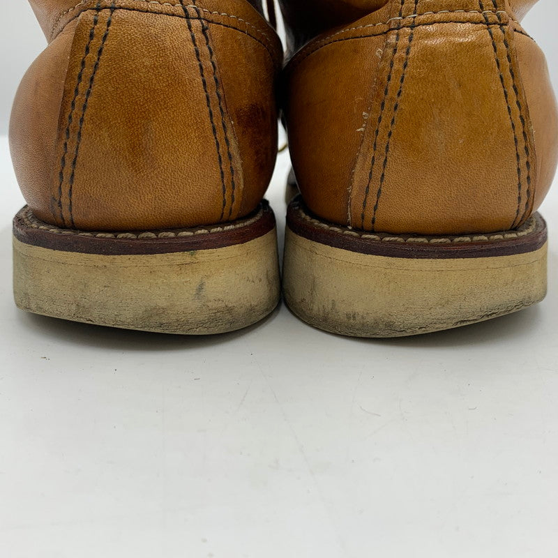 【現状渡し品】【メンズ】 RED WING レッドウィング 90's ６INCH CLASSIC MOC BOOTS 8871 90年代 6インチ クラシック モックトゥ ブーツ 靴 ワークブーツ レザー 164-251209-ts-04-tei サイズ：7.5E カラー：ブラウン 万代Net店