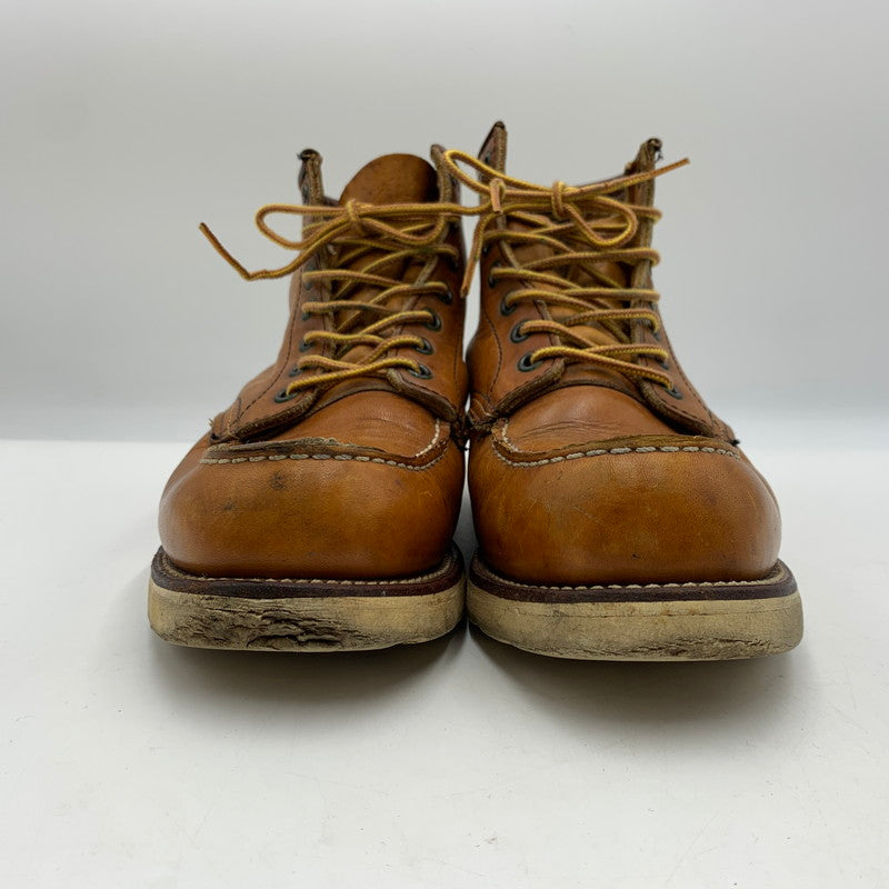 【現状渡し品】【メンズ】 RED WING レッドウィング 90's ６INCH CLASSIC MOC BOOTS 8871 90年代 6インチ クラシック モックトゥ ブーツ 靴 ワークブーツ レザー 164-251209-ts-04-tei サイズ：7.5E カラー：ブラウン 万代Net店