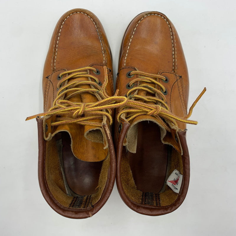 【現状渡し品】【メンズ】 RED WING レッドウィング 90's ６INCH CLASSIC MOC BOOTS 8871 90年代 6インチ クラシック モックトゥ ブーツ 靴 ワークブーツ レザー 164-251209-ts-04-tei サイズ：7.5E カラー：ブラウン 万代Net店