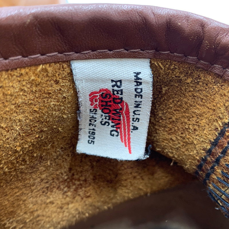 【現状渡し品】【メンズ】 RED WING レッドウィング 90's ６INCH CLASSIC MOC BOOTS 8871 90年代 6インチ クラシック モックトゥ ブーツ 靴 ワークブーツ レザー 164-251209-ts-04-tei サイズ：7.5E カラー：ブラウン 万代Net店