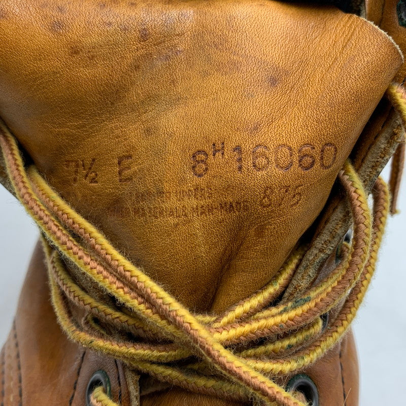 【現状渡し品】【メンズ】 RED WING レッドウィング 90's ６INCH CLASSIC MOC BOOTS 8871 90年代 6インチ クラシック モックトゥ ブーツ 靴 ワークブーツ レザー 164-251209-ts-04-tei サイズ：7.5E カラー：ブラウン 万代Net店