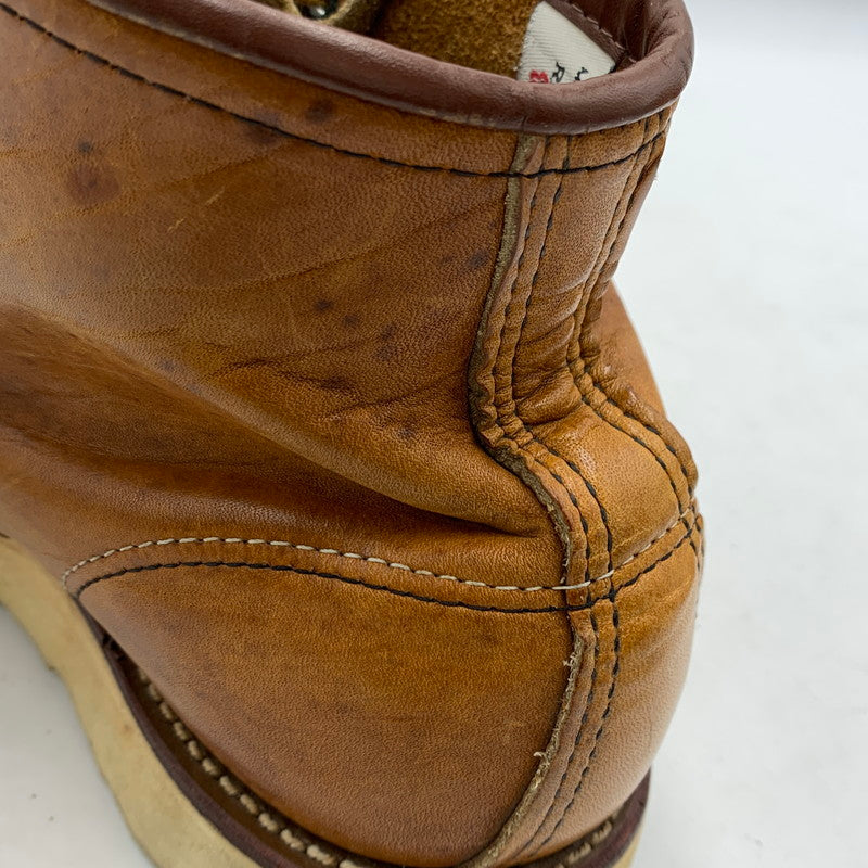 【現状渡し品】【メンズ】 RED WING レッドウィング 90's ６INCH CLASSIC MOC BOOTS 8871 90年代 6インチ クラシック モックトゥ ブーツ 靴 ワークブーツ レザー 164-251209-ts-04-tei サイズ：7.5E カラー：ブラウン 万代Net店