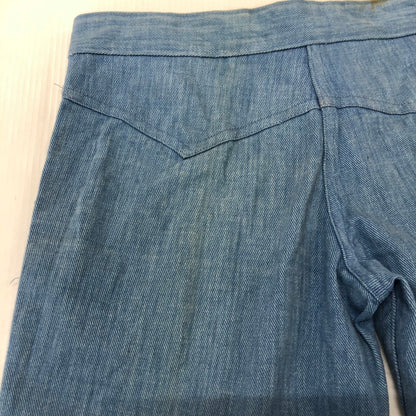【現状渡し品】【メンズ】 PLUSHBOTTOMS プラッシュボトムズ FLARE DENIM PANTS フレア デニムパンツ ボトムス ジーンズ 156-251225-ks-04-tei サイズ：表記サイズなし カラー：インディゴ 万代Net店