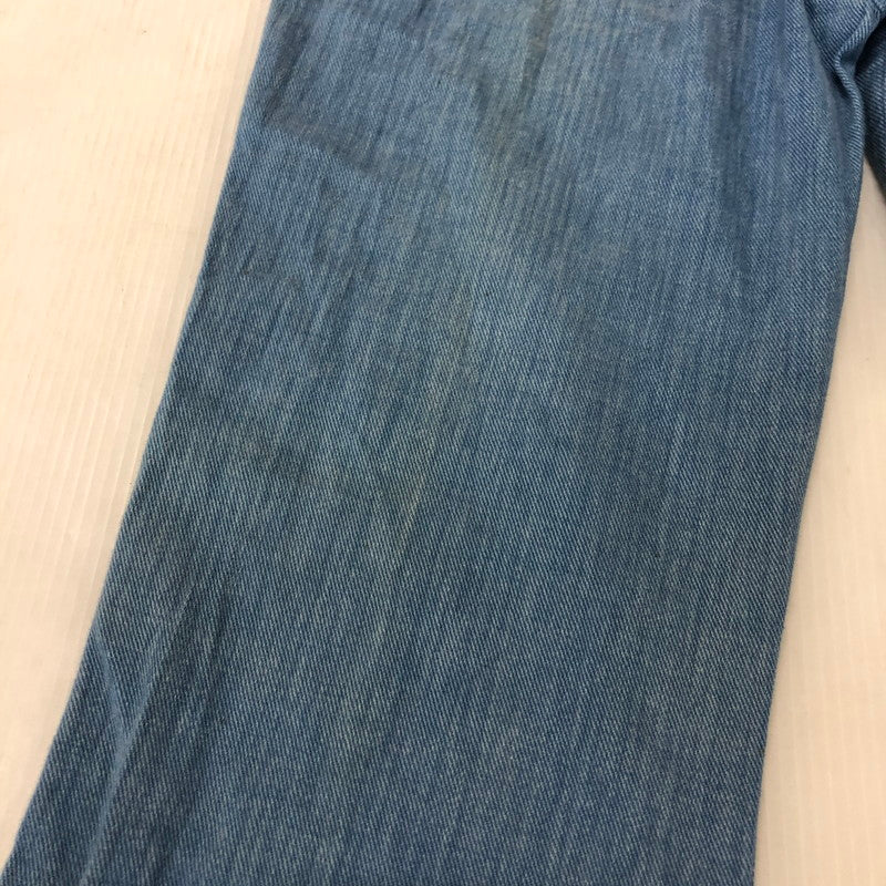【現状渡し品】【メンズ】 PLUSHBOTTOMS プラッシュボトムズ FLARE DENIM PANTS フレア デニムパンツ ボトムス ジーンズ 156-251225-ks-04-tei サイズ：表記サイズなし カラー：インディゴ 万代Net店
