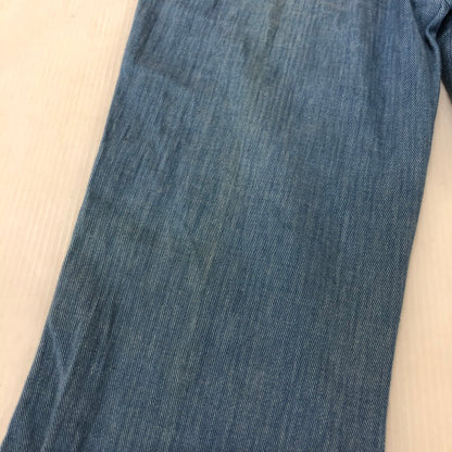 【現状渡し品】【メンズ】 PLUSHBOTTOMS プラッシュボトムズ FLARE DENIM PANTS フレア デニムパンツ ボトムス ジーンズ 156-251225-ks-04-tei サイズ：表記サイズなし カラー：インディゴ 万代Net店
