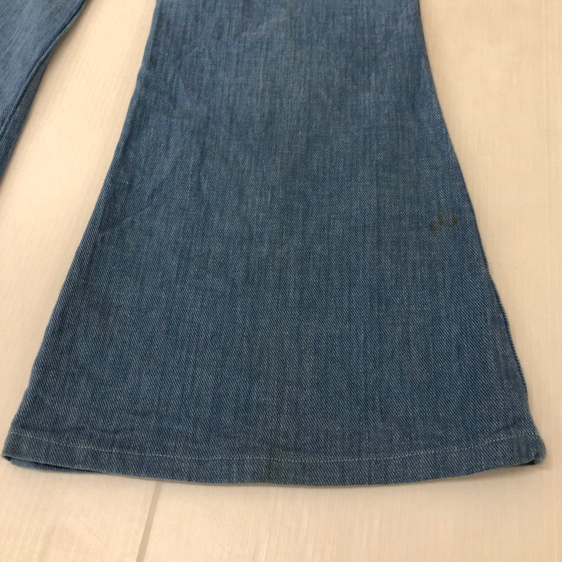 【現状渡し品】【メンズ】 PLUSHBOTTOMS プラッシュボトムズ FLARE DENIM PANTS フレア デニムパンツ ボトムス ジーンズ 156-251225-ks-04-tei サイズ：表記サイズなし カラー：インディゴ 万代Net店