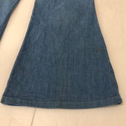 【現状渡し品】【メンズ】 PLUSHBOTTOMS プラッシュボトムズ FLARE DENIM PANTS フレア デニムパンツ ボトムス ジーンズ 156-251225-ks-04-tei サイズ：表記サイズなし カラー：インディゴ 万代Net店