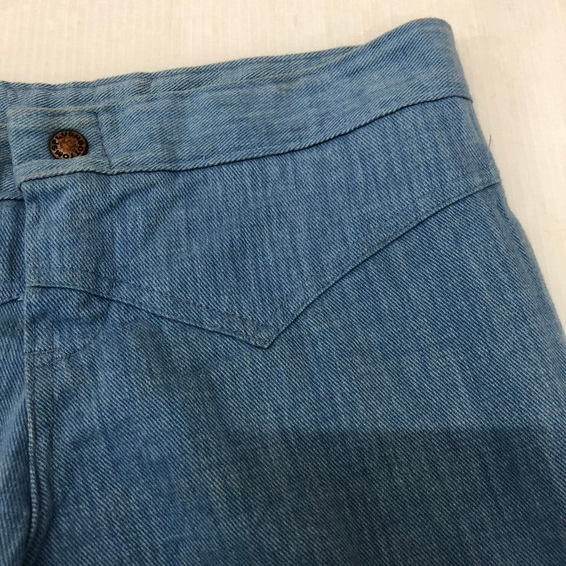【現状渡し品】【メンズ】 PLUSHBOTTOMS プラッシュボトムズ FLARE DENIM PANTS フレア デニムパンツ ボトムス ジーンズ 156-251225-ks-04-tei サイズ：表記サイズなし カラー：インディゴ 万代Net店