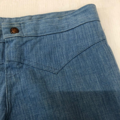 【現状渡し品】【メンズ】 PLUSHBOTTOMS プラッシュボトムズ FLARE DENIM PANTS フレア デニムパンツ ボトムス ジーンズ 156-251225-ks-04-tei サイズ：表記サイズなし カラー：インディゴ 万代Net店