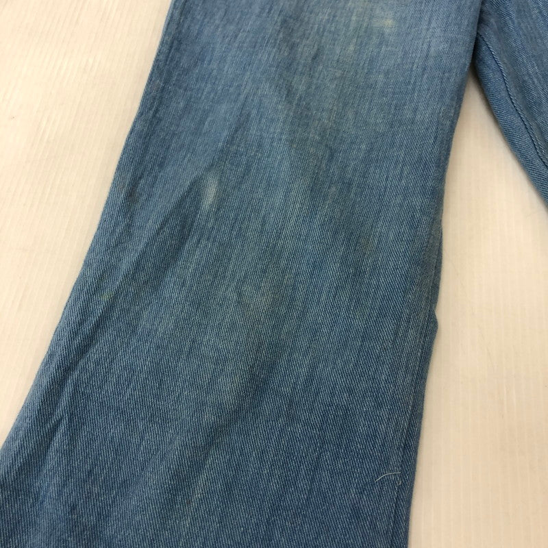 【現状渡し品】【メンズ】 PLUSHBOTTOMS プラッシュボトムズ FLARE DENIM PANTS フレア デニムパンツ ボトムス ジーンズ 156-251225-ks-04-tei サイズ：表記サイズなし カラー：インディゴ 万代Net店