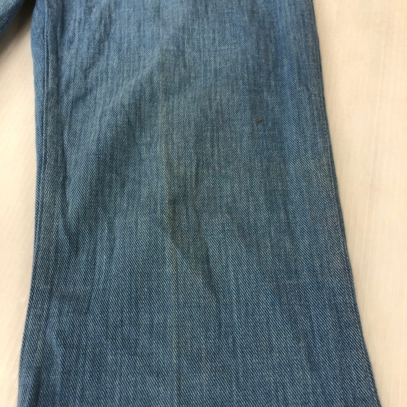 【現状渡し品】【メンズ】 PLUSHBOTTOMS プラッシュボトムズ FLARE DENIM PANTS フレア デニムパンツ ボトムス ジーンズ 156-251225-ks-04-tei サイズ：表記サイズなし カラー：インディゴ 万代Net店