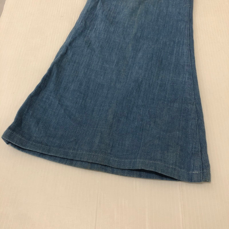 【現状渡し品】【メンズ】 PLUSHBOTTOMS プラッシュボトムズ FLARE DENIM PANTS フレア デニムパンツ ボトムス ジーンズ 156-251225-ks-04-tei サイズ：表記サイズなし カラー：インディゴ 万代Net店