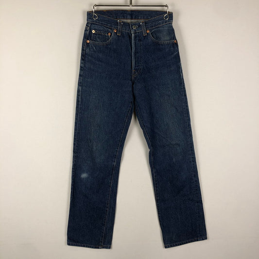 【中古品】【メンズ】 Levi's リーバイス 80’s 501XX DENIM PANTS VINTAGE 501-0000 80年代 501XX デニムパンツ ボトムス ジーンズ ボタン裏 刻印555 ヴィンテージ 156-251016-ts-25-tei サイズ：W28L36 カラー：インディゴ 万代Net店