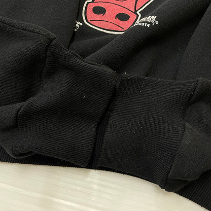 【中古品】【メンズ】 SALEM SPORTSWEAR サレム スポーツウェア CHICAGO BULLS SWEAT シカゴ ブルズ スウェット 長袖 トレーナー 145-251229-yo-04-fuzh サイズ：L カラー：ブラック 万代Net店