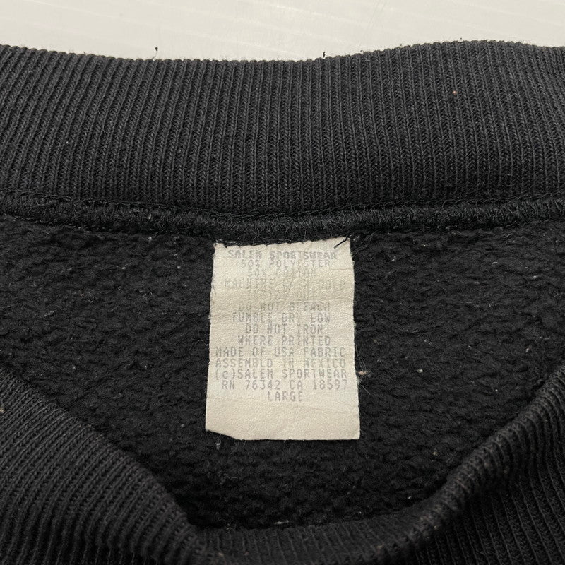 【中古品】【メンズ】 SALEM SPORTSWEAR サレム スポーツウェア CHICAGO BULLS SWEAT シカゴ ブルズ スウェット 長袖 トレーナー 145-251229-yo-04-fuzh サイズ：L カラー：ブラック 万代Net店