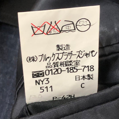 【中古品】【メンズ】 Brooks Brothers ブルックスブラザーズ TAILORED JACKET テーラード ジャケット アウター 三角タグ 145-251124-yo-18-tei サイズ：38SHT 32W カラー：スモーキーネイビー(グレー/ネイビー系) 万代Net店