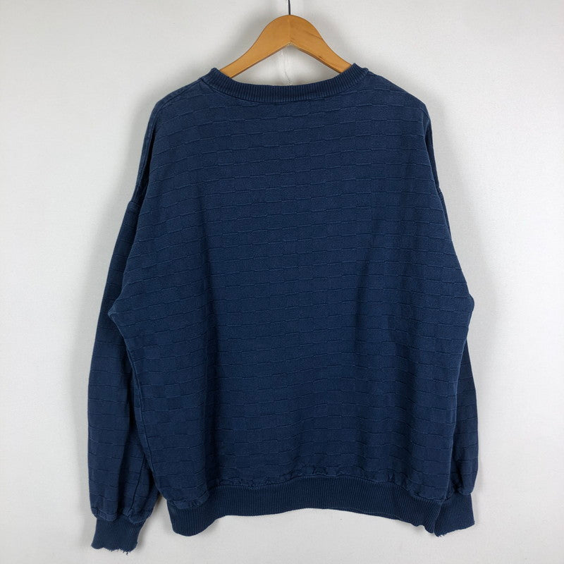 【現状渡し品】【メンズ】 HARLEY DAVIDSON ハーレーダビッドソン 90’s SWEATSHIRT MADE IN USA 90年代 スウェット シャツ トップス トレーナー プルオーバー USA製 145-251016-ts-19-tei サイズ：M カラー：ネイビー 万代Net店