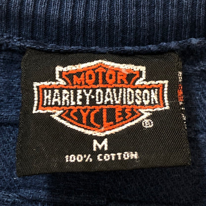 【現状渡し品】【メンズ】 HARLEY DAVIDSON ハーレーダビッドソン 90’s SWEATSHIRT MADE IN USA 90年代 スウェット シャツ トップス トレーナー プルオーバー USA製 145-251016-ts-19-tei サイズ：M カラー：ネイビー 万代Net店