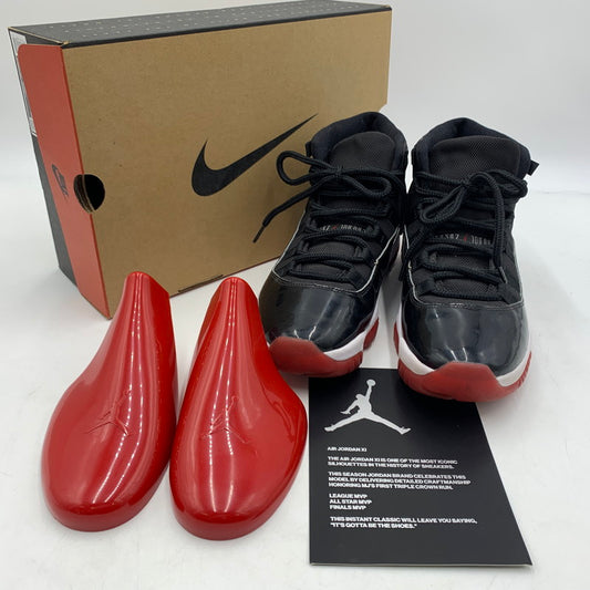 【中古品】【メンズ】 NIKE ナイキ AIR JORDAN 11 RETRO BRED 378037-061 エアジョーダン11 ブレッド スニーカー 靴 160-260220-ko-08-tei サイズ：27.5cm カラー：ブラック/レッド 万代Net店
