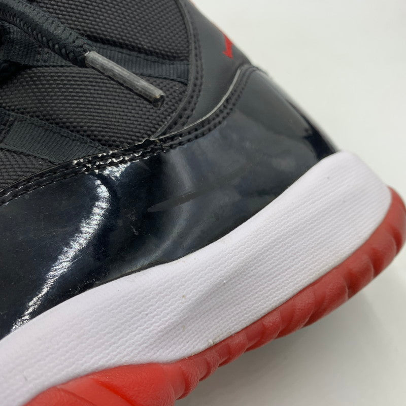 【中古品】【メンズ】 NIKE ナイキ AIR JORDAN 11 RETRO BRED 378037-061 エアジョーダン11 ブレッド スニーカー 靴 160-260220-ko-08-tei サイズ：27.5cm カラー：ブラック/レッド 万代Net店