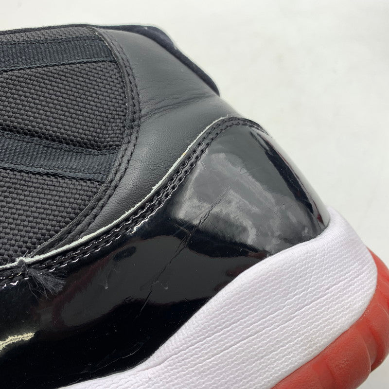 【中古品】【メンズ】 NIKE ナイキ AIR JORDAN 11 RETRO BRED 378037-061 エアジョーダン11 ブレッド スニーカー 靴 160-260220-ko-08-tei サイズ：27.5cm カラー：ブラック/レッド 万代Net店