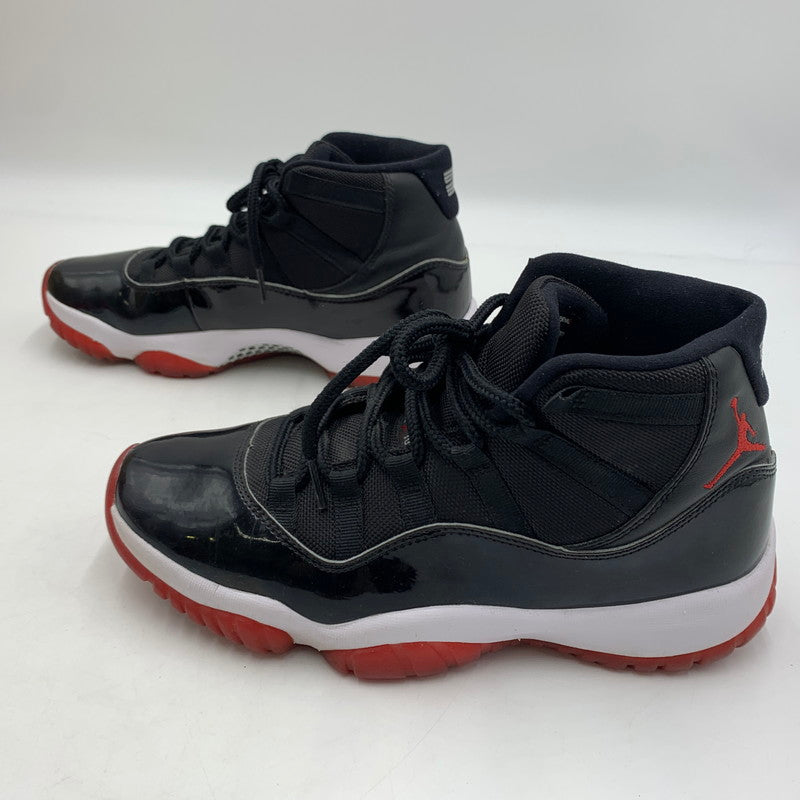 【中古品】【メンズ】 NIKE ナイキ AIR JORDAN 11 RETRO BRED 378037-061 エアジョーダン11 ブレッド スニーカー 靴 160-260220-ko-08-tei サイズ：27.5cm カラー：ブラック/レッド 万代Net店