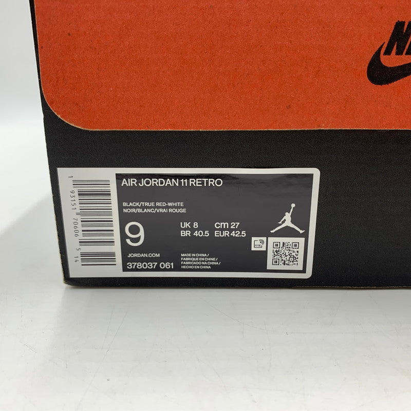 【中古品】【メンズ】 NIKE ナイキ AIR JORDAN 11 RETRO BRED 378037-061 エアジョーダン11 ブレッド スニーカー 靴 160-260220-ko-08-tei サイズ：27.5cm カラー：ブラック/レッド 万代Net店