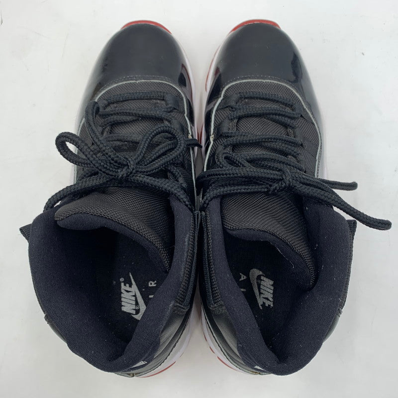 【中古品】【メンズ】 NIKE ナイキ AIR JORDAN 11 RETRO BRED 378037-061 エアジョーダン11 ブレッド スニーカー 靴 160-260220-ko-08-tei サイズ：27.5cm カラー：ブラック/レッド 万代Net店
