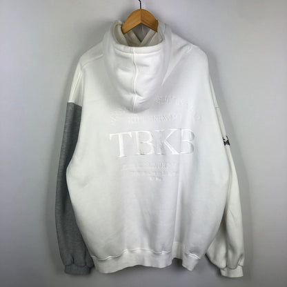 【中古品】【メンズ】 TIGHTBOOTH タイトブース × KILLER BONG キラーボング 別注 コラボ CYBORG HOODIE サイボーグ フーディ トップス プルオーバーパーカー 142-251005-ts-05-tei サイズ：XL カラー：ホワイト 万代Net店