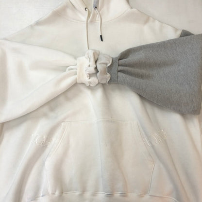 【中古品】【メンズ】 TIGHTBOOTH タイトブース × KILLER BONG キラーボング 別注 コラボ CYBORG HOODIE サイボーグ フーディ トップス プルオーバーパーカー 142-251005-ts-05-tei サイズ：XL カラー：ホワイト 万代Net店
