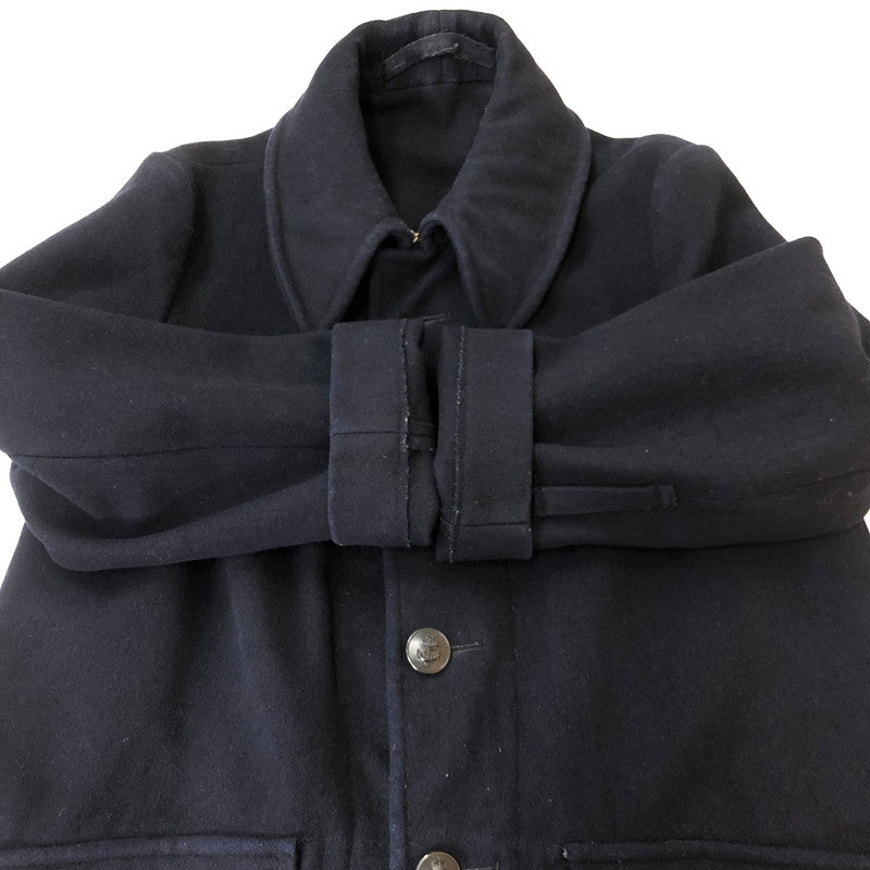【中古品】【メンズ】 ROYAL NAVY ロイヤルネイビー 60's WATCH COAT VINTAGE 60年代 ウォッチコート アウター ヴィンテージ 145-251007-yo-22-tei サイズ：2 カラー：ネイビー 万代Net店