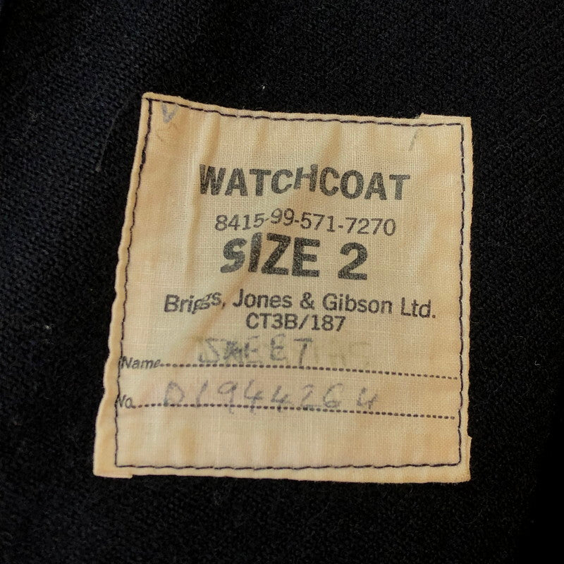 【中古品】【メンズ】 ROYAL NAVY ロイヤルネイビー 60's WATCH COAT VINTAGE 60年代 ウォッチコート アウター ヴィンテージ 145-251007-yo-22-tei サイズ：2 カラー：ネイビー 万代Net店