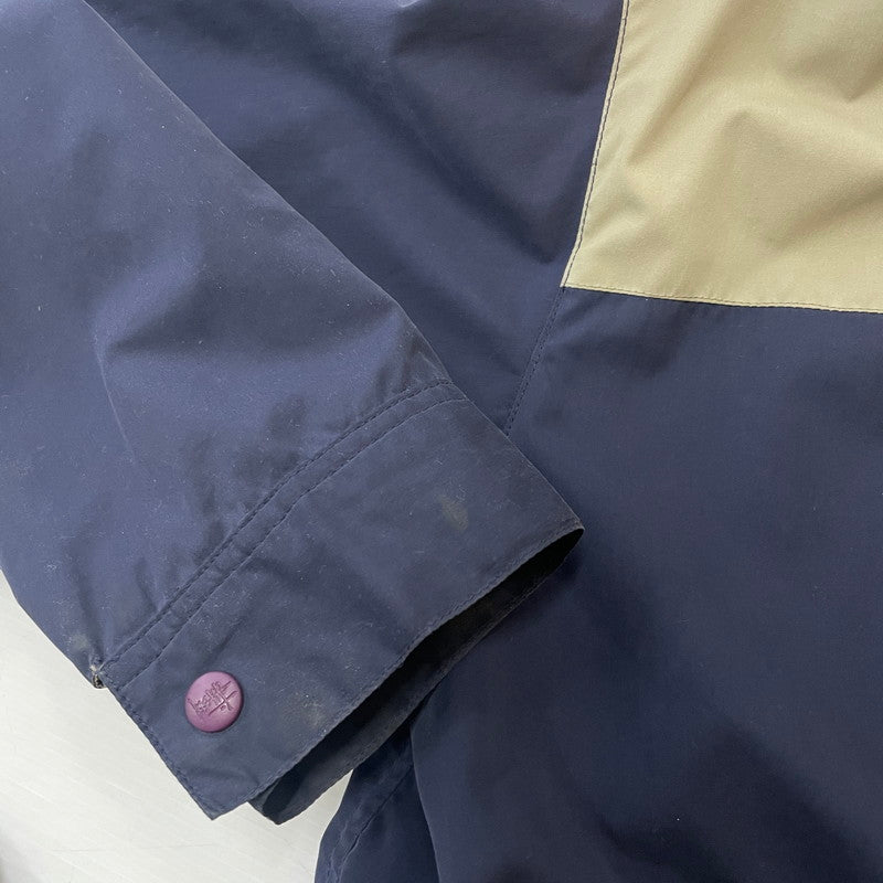 【現状渡し品】【メンズ】 STUSSY ステューシー NYLON JACKET ナイロンジャケット ライトアウター フルジップ 紺タグ 142-251217-ts-02-tei サイズ：M カラー：ネイビー 万代Net店